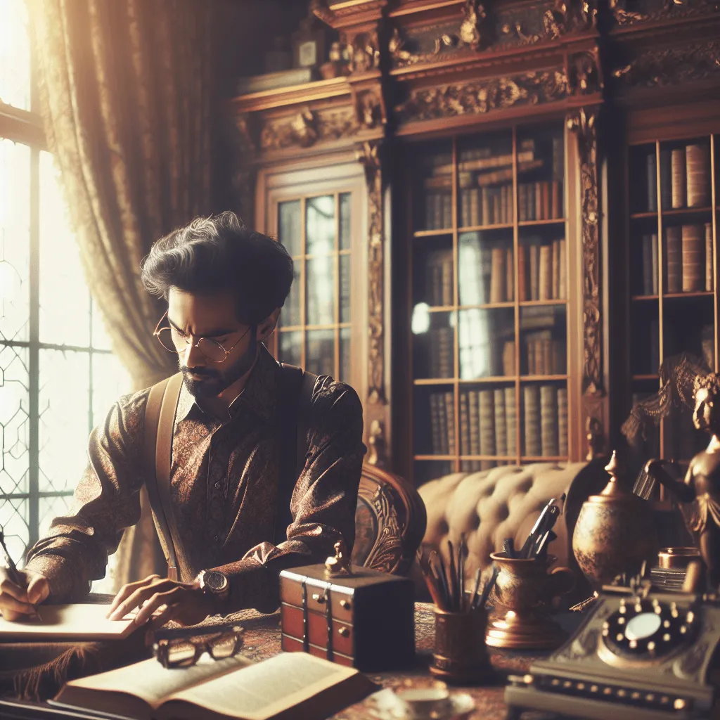 Homme travaillant dans un bureau