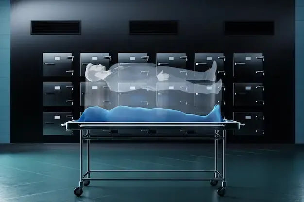 Corps scanné dans morgue