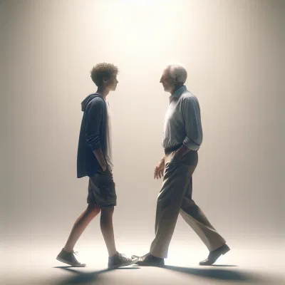 Génération d'hommes avec des âges différents